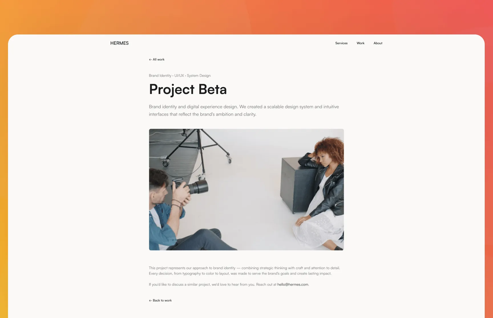 Hermes Portfolio preview 3